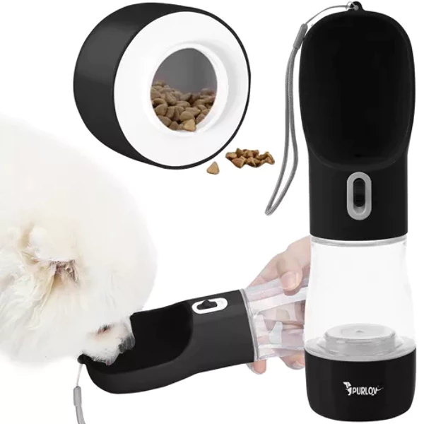 Kutya itató palack tálkával