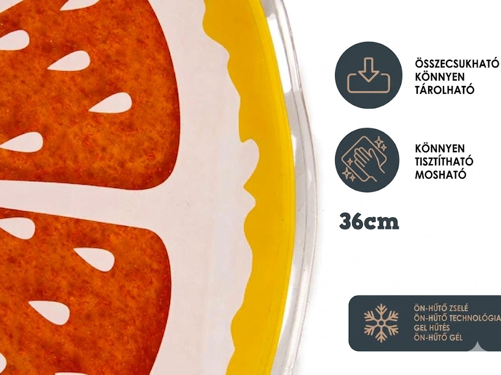 Frissítő szőnyeg háziállatoknak – narancssárga 36cm